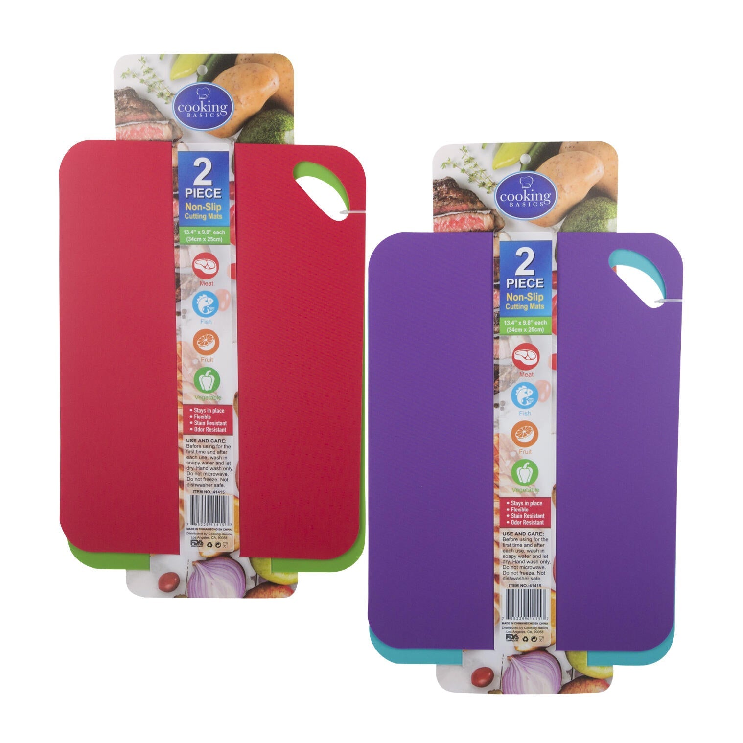 Mr. Handy Chopping Board Set 2pc - 13.3"- Assorted (Pieces=24)