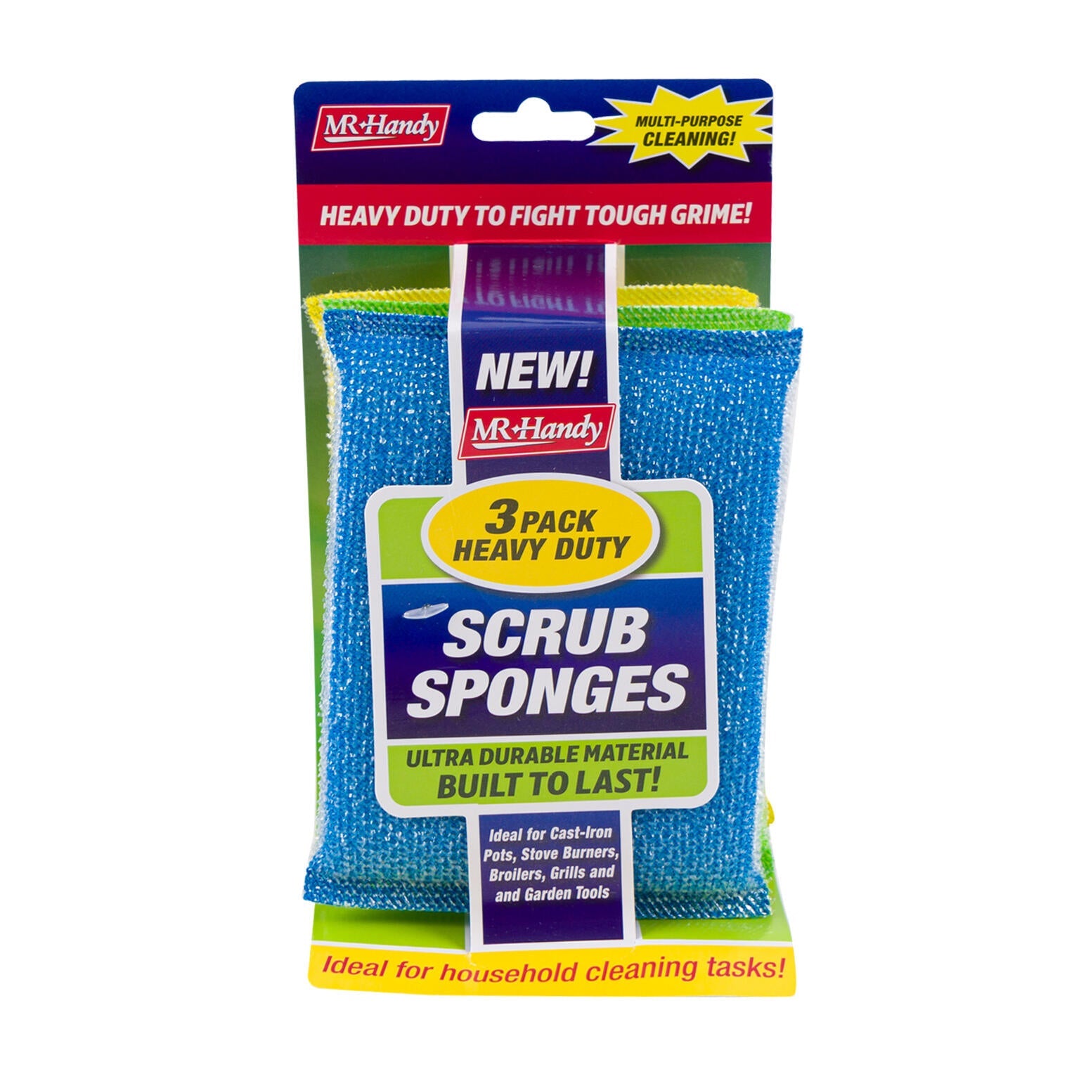 Mr. Handy 3pk Heavy Duty Scouring Sponge (Pieces=30)