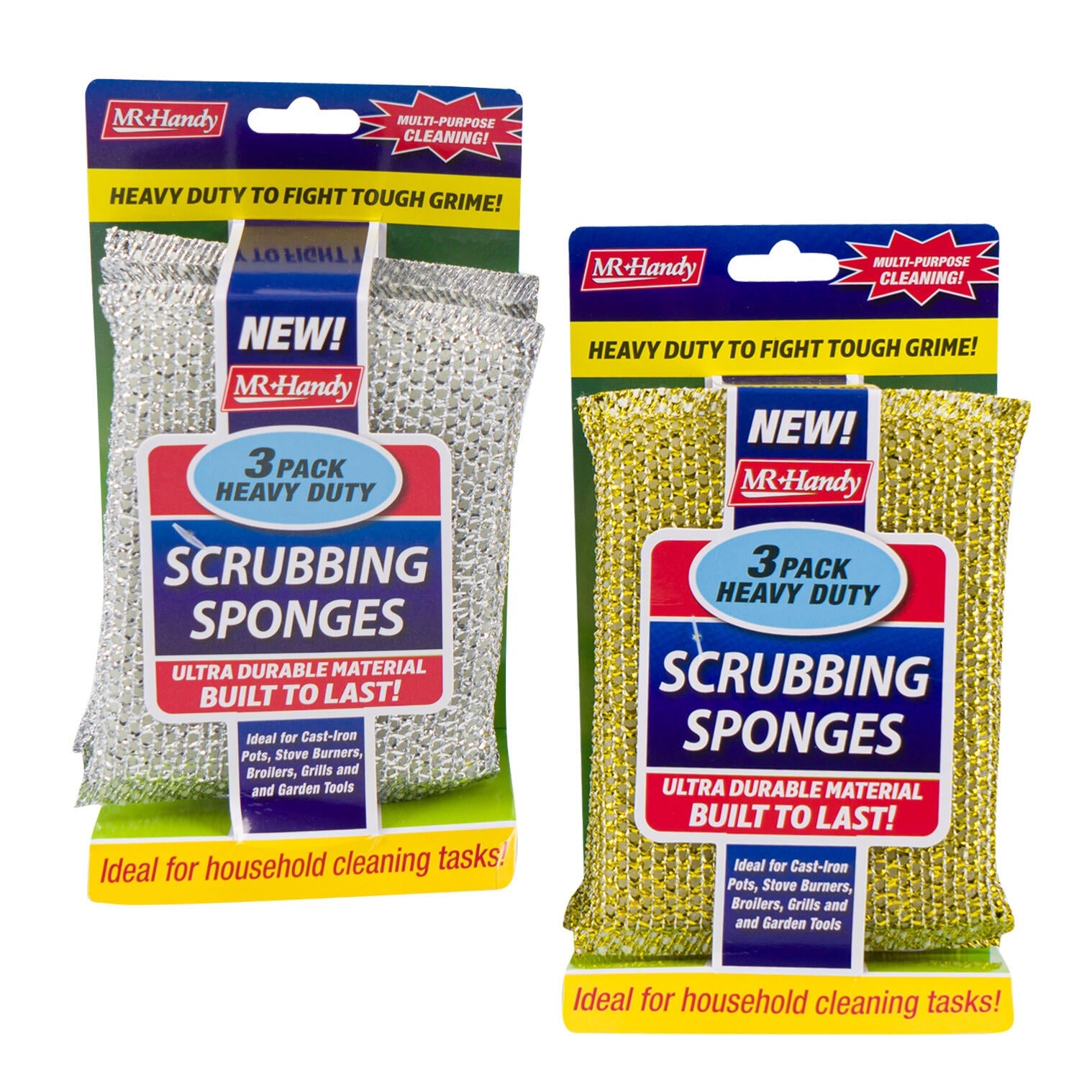 Mr. Handy 3pk Heavy Duty Scrubbing Sponge (Pieces=30)