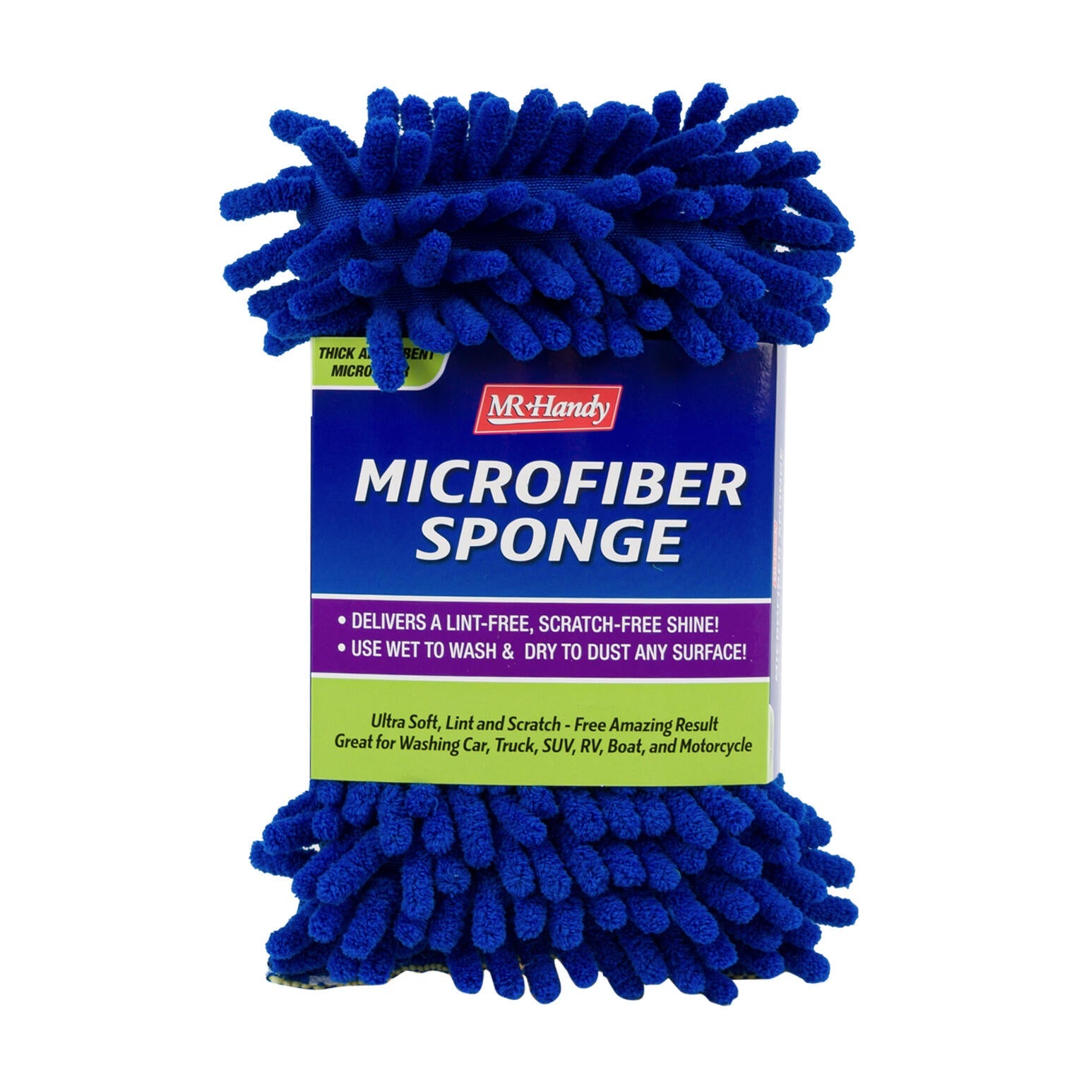 Mr. Handy Microfiber Sponge - Dark Blue (Pieces=48)