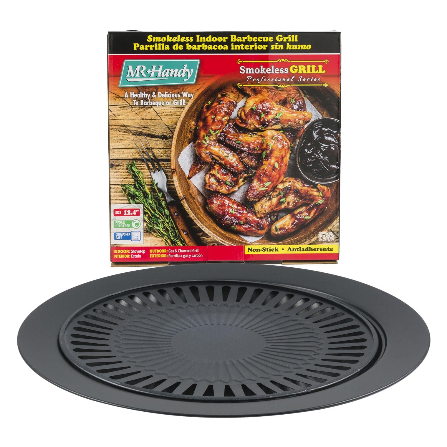 Mr. Handy Grilling Pan - 12" (Pieces=20)