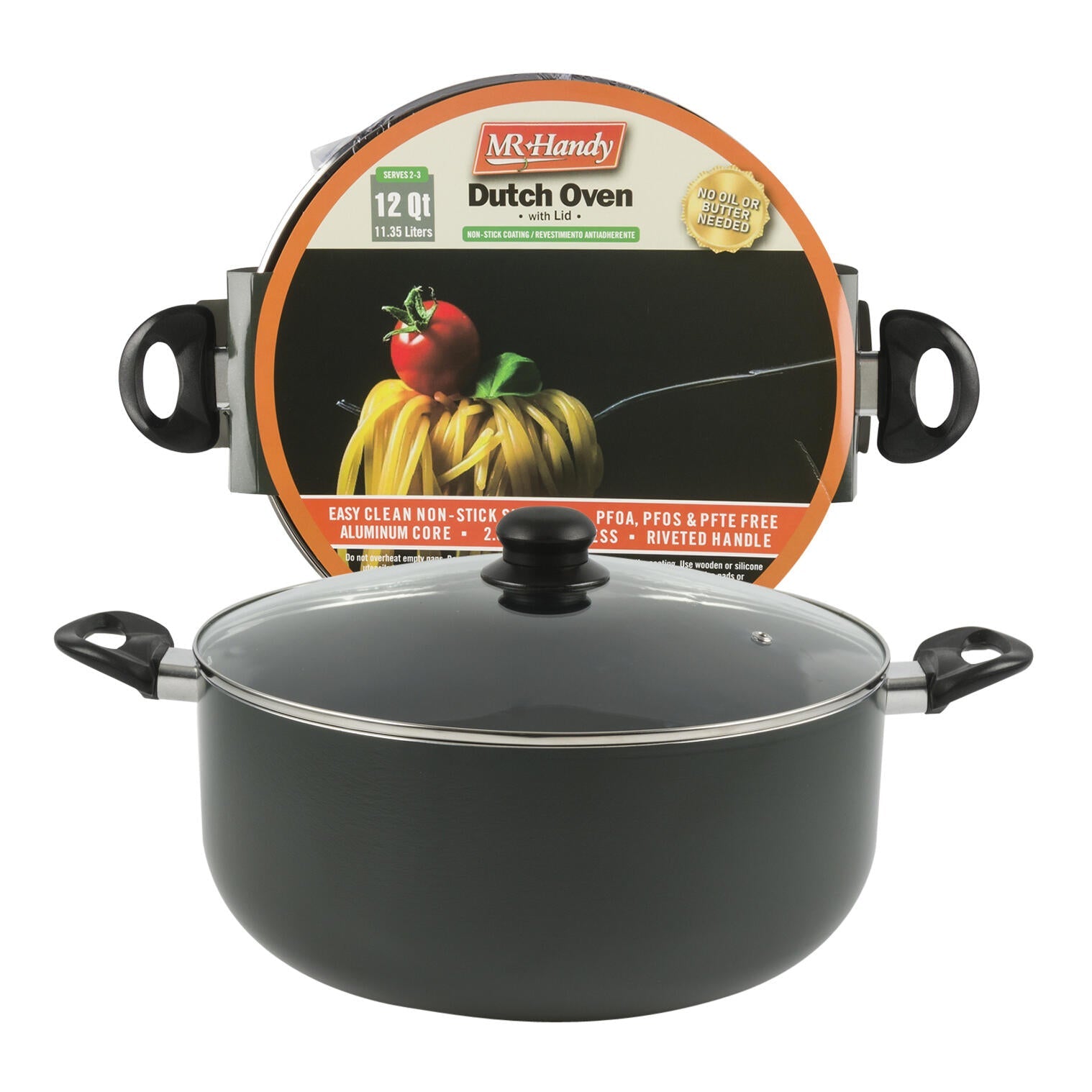 Mr. Handy Aluminum Dutch Oven - 12qt (Pieces=4)
