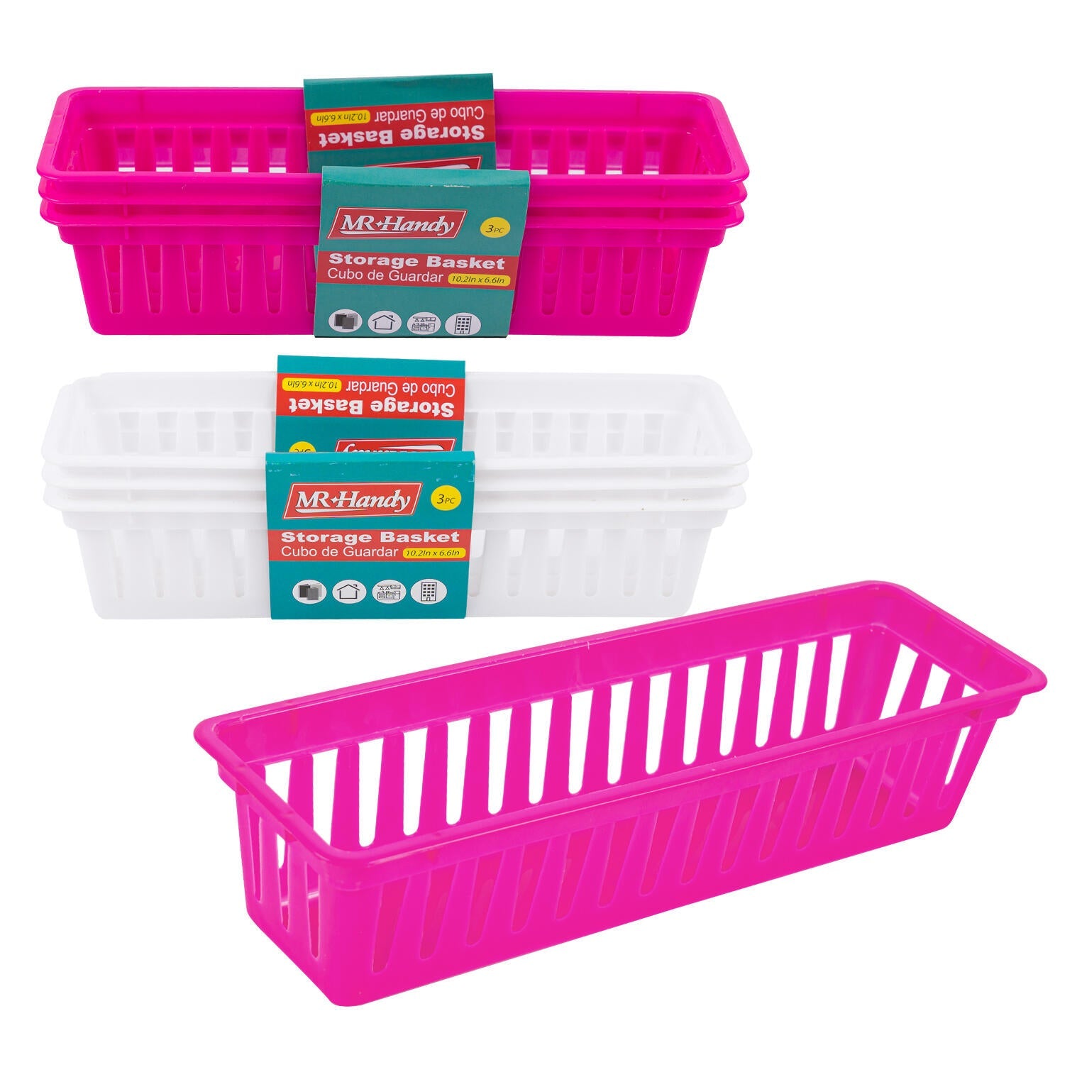 Mr. Handy 3pc Storage Basket - 10.2" (Pieces=48)