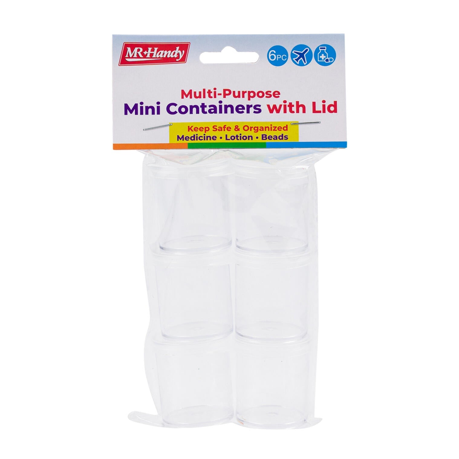Mr. Handy Mini Container W/ Lid - 1.1" (Pieces=48)
