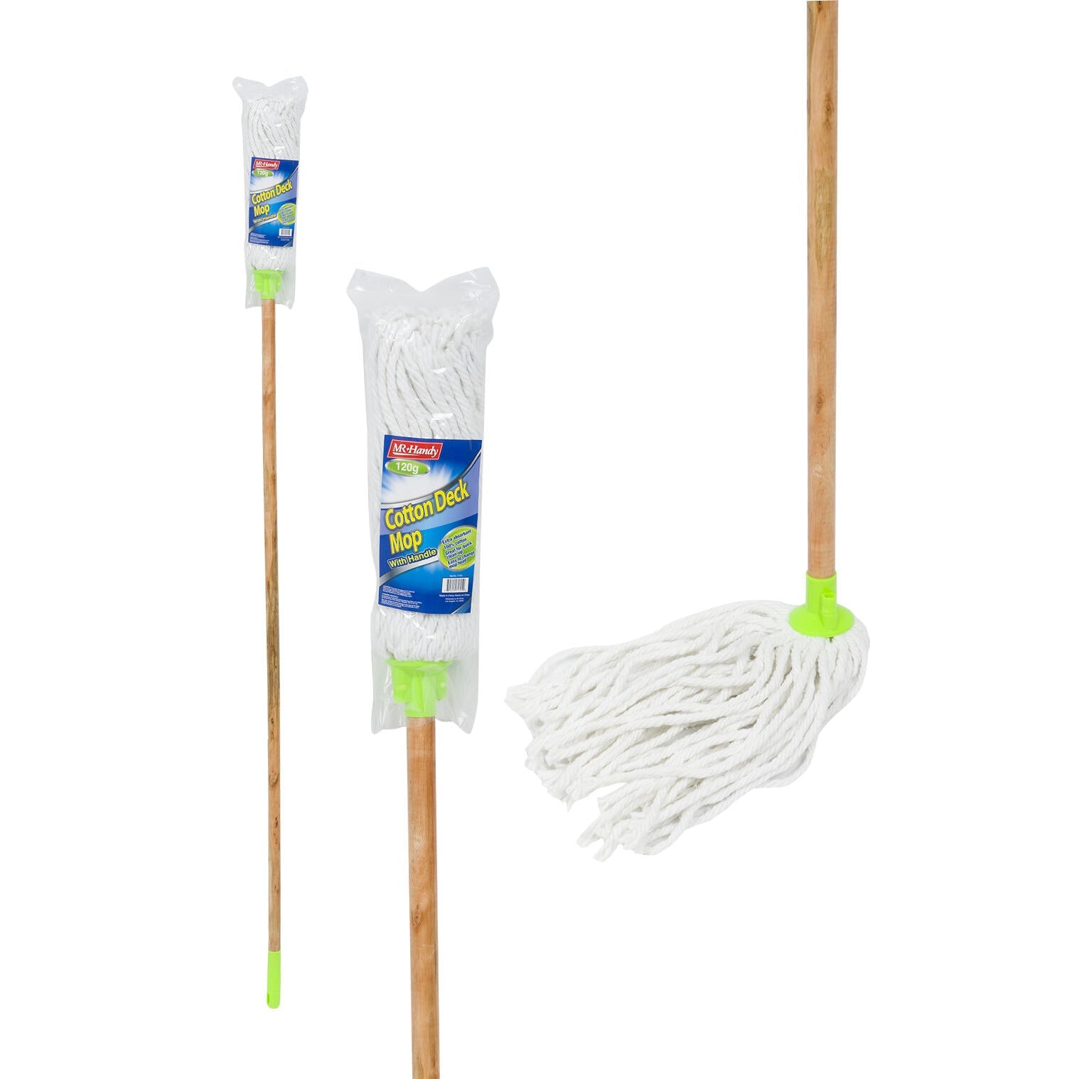 Mr. Handy Cotton Deck Mop - 120g (Pieces=24)