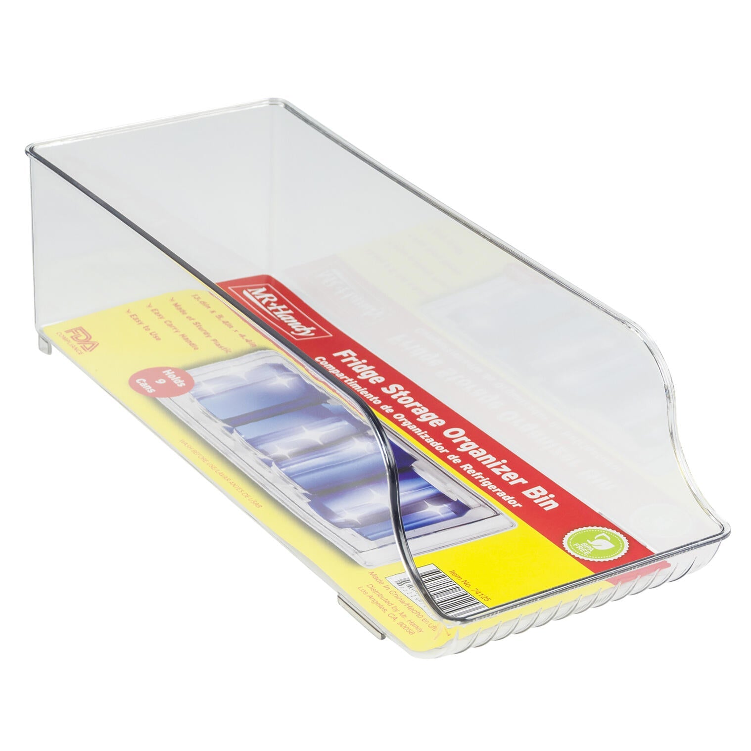 Mr. Handy Plastic Fridge Bin Thick - 13.6" (Pieces=24)