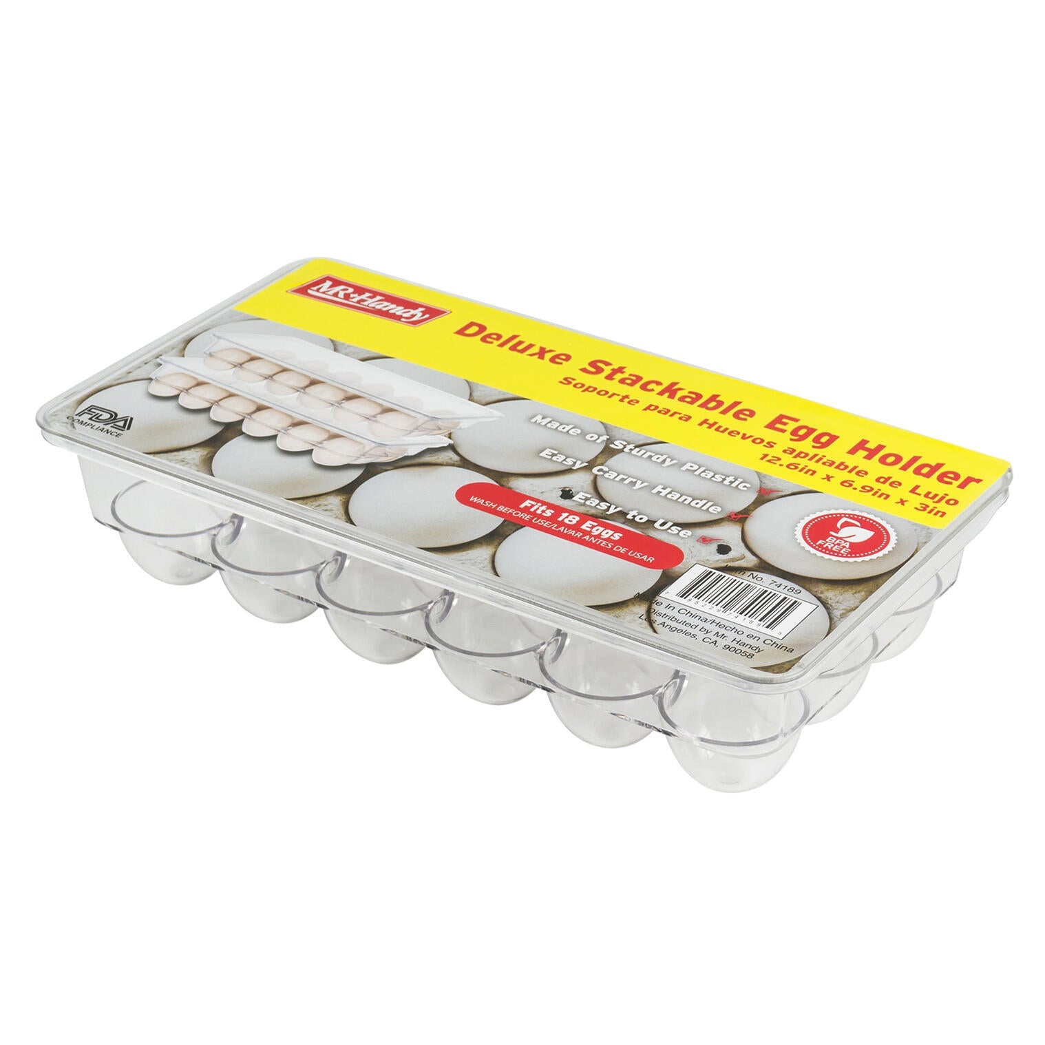 Mr. Handy 18-Slot Egg Holder - 12.6" (Pieces=24)