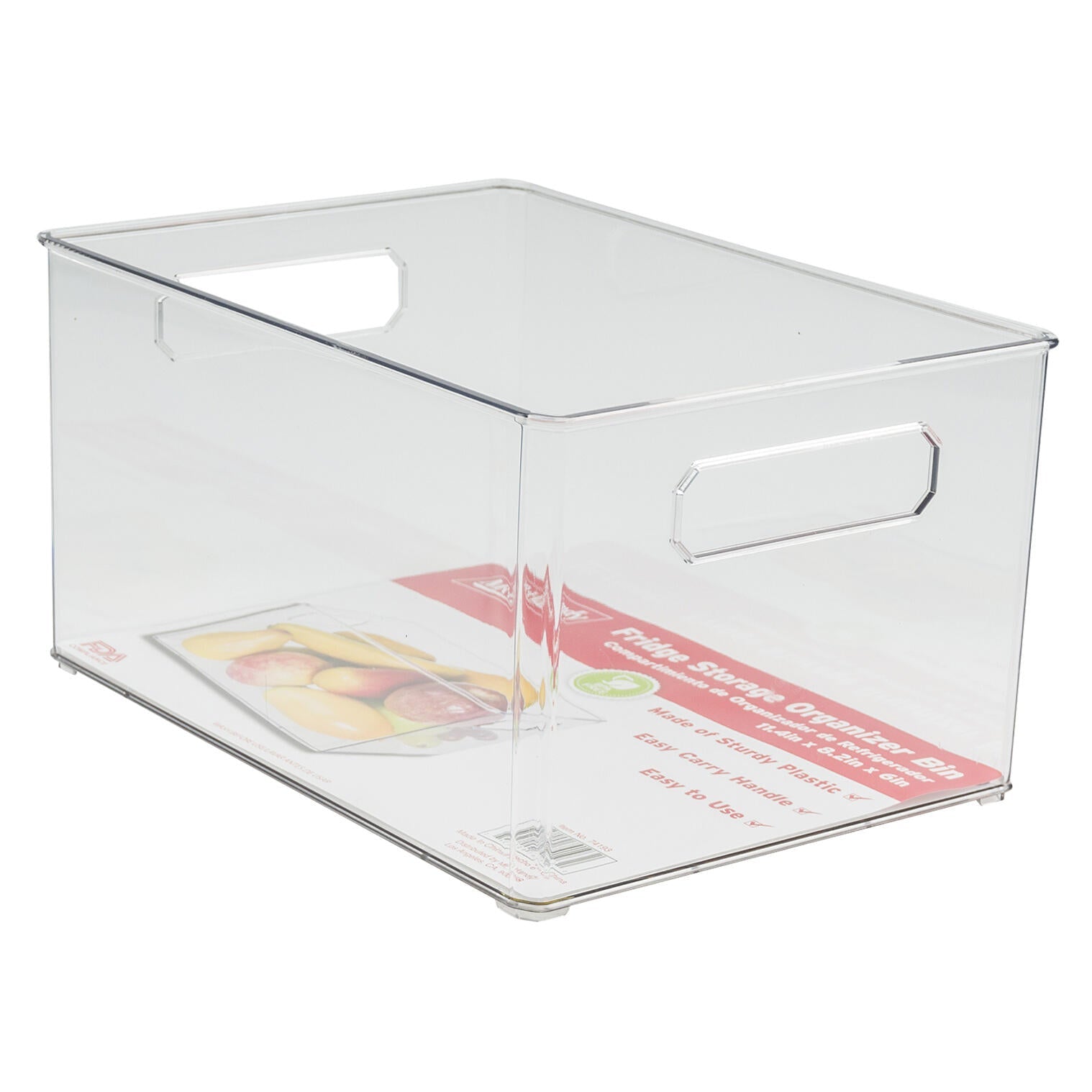 Mr. Handy Plastic Fridge Bin Thick - 11.4" (Pieces=12)