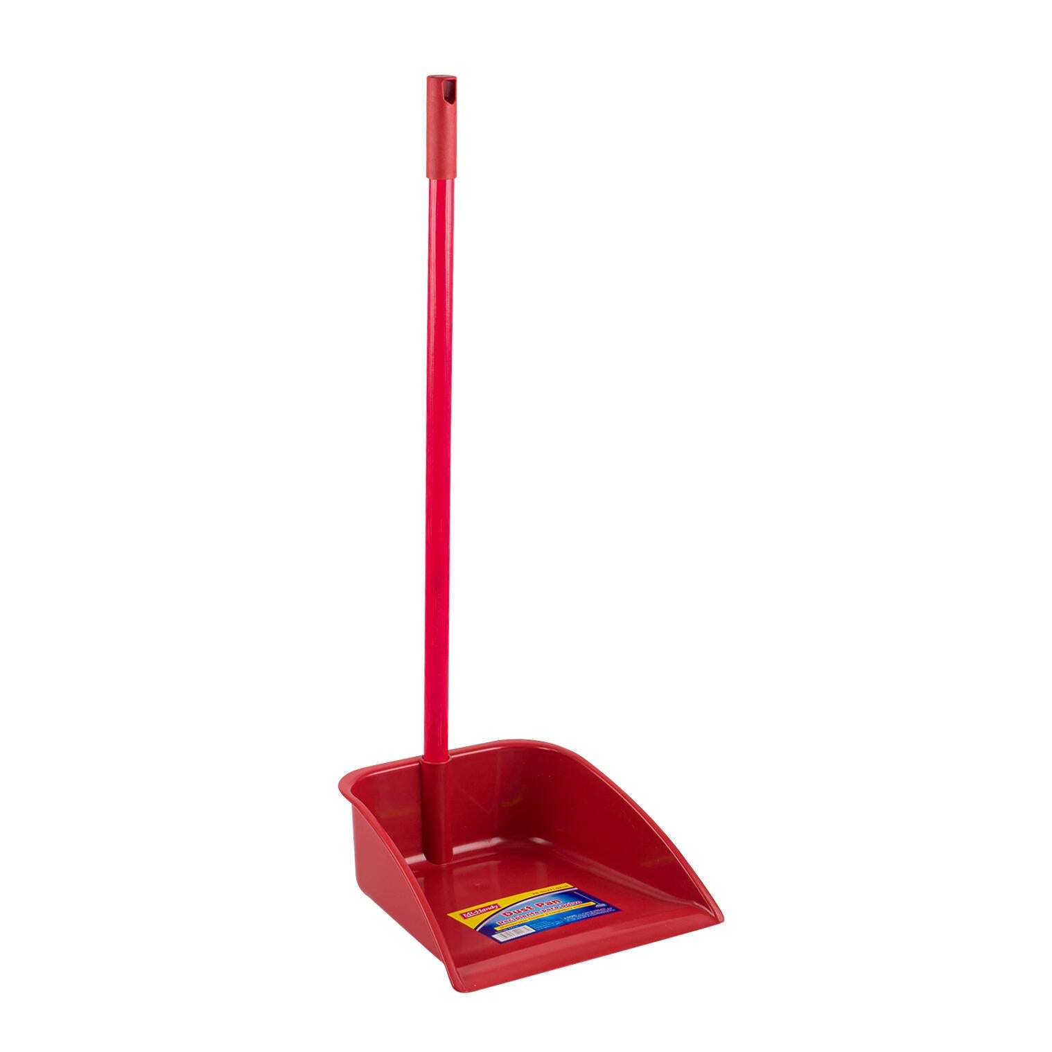 Mr. Handy Dustpan w/ Wooden Handle - 28.3" H - Red (Pieces=30)