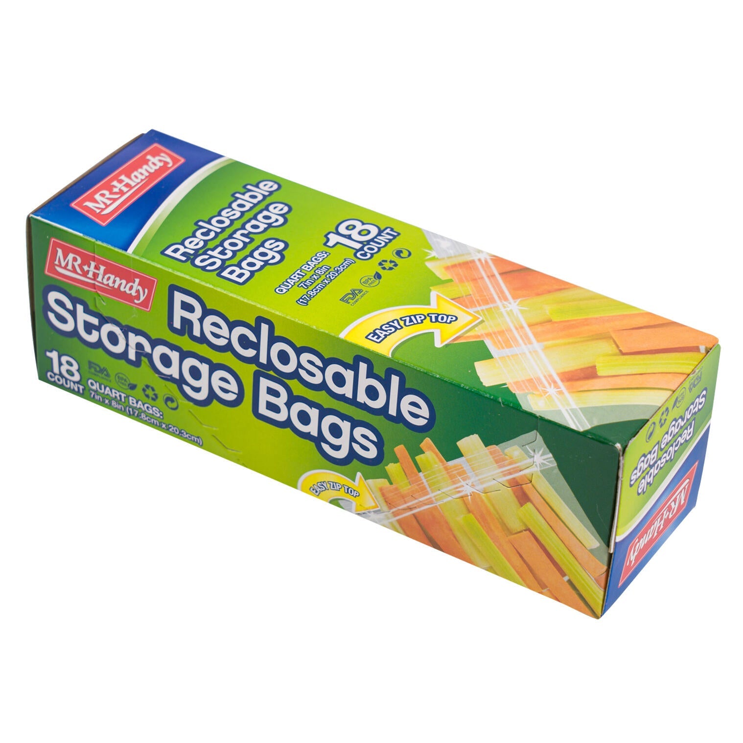 Mr. Handy 18pc Double Zip Storage Bag (Pieces=24)