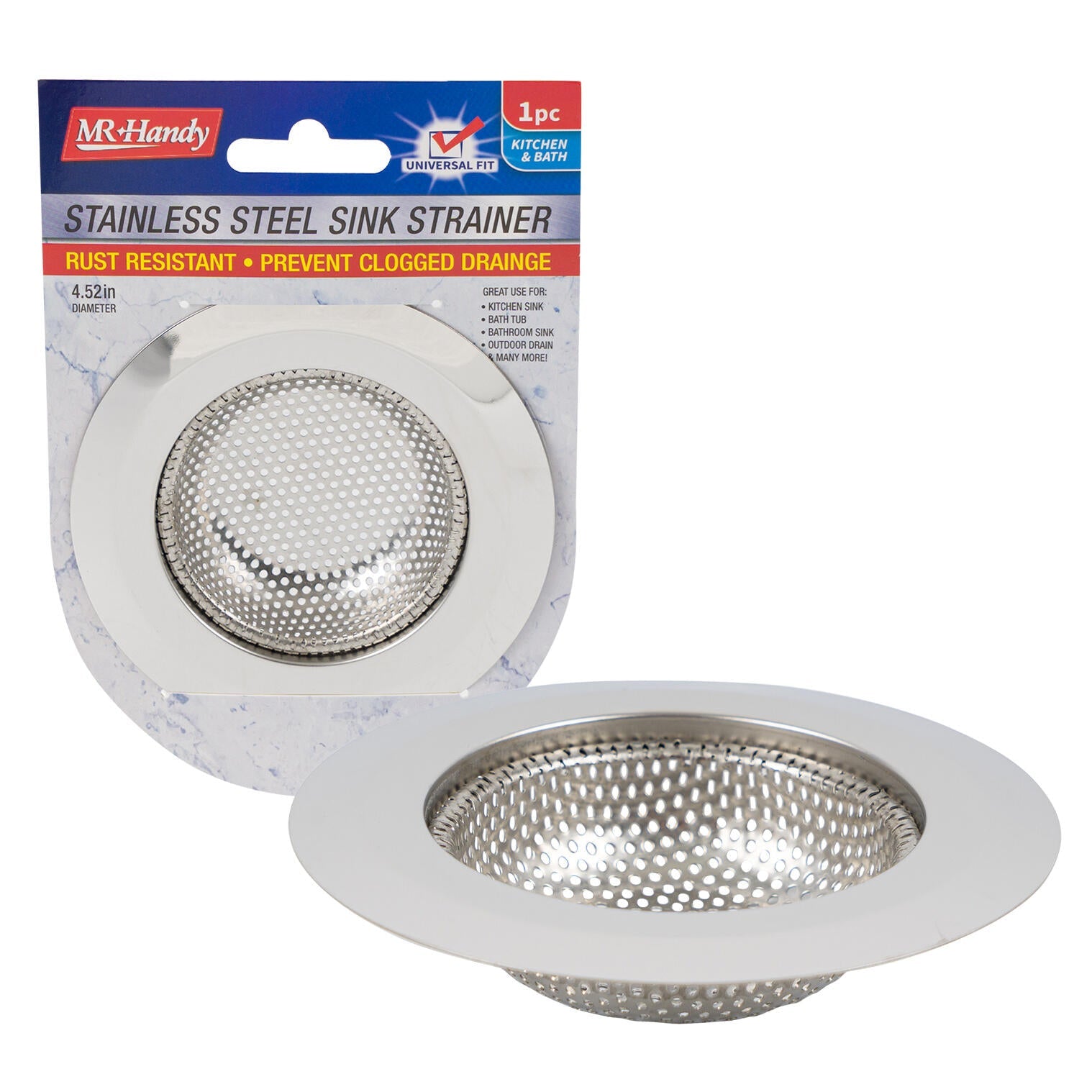Mr. Handy Stainless Steel Sink Strainer - 4.52" (Pieces=72)